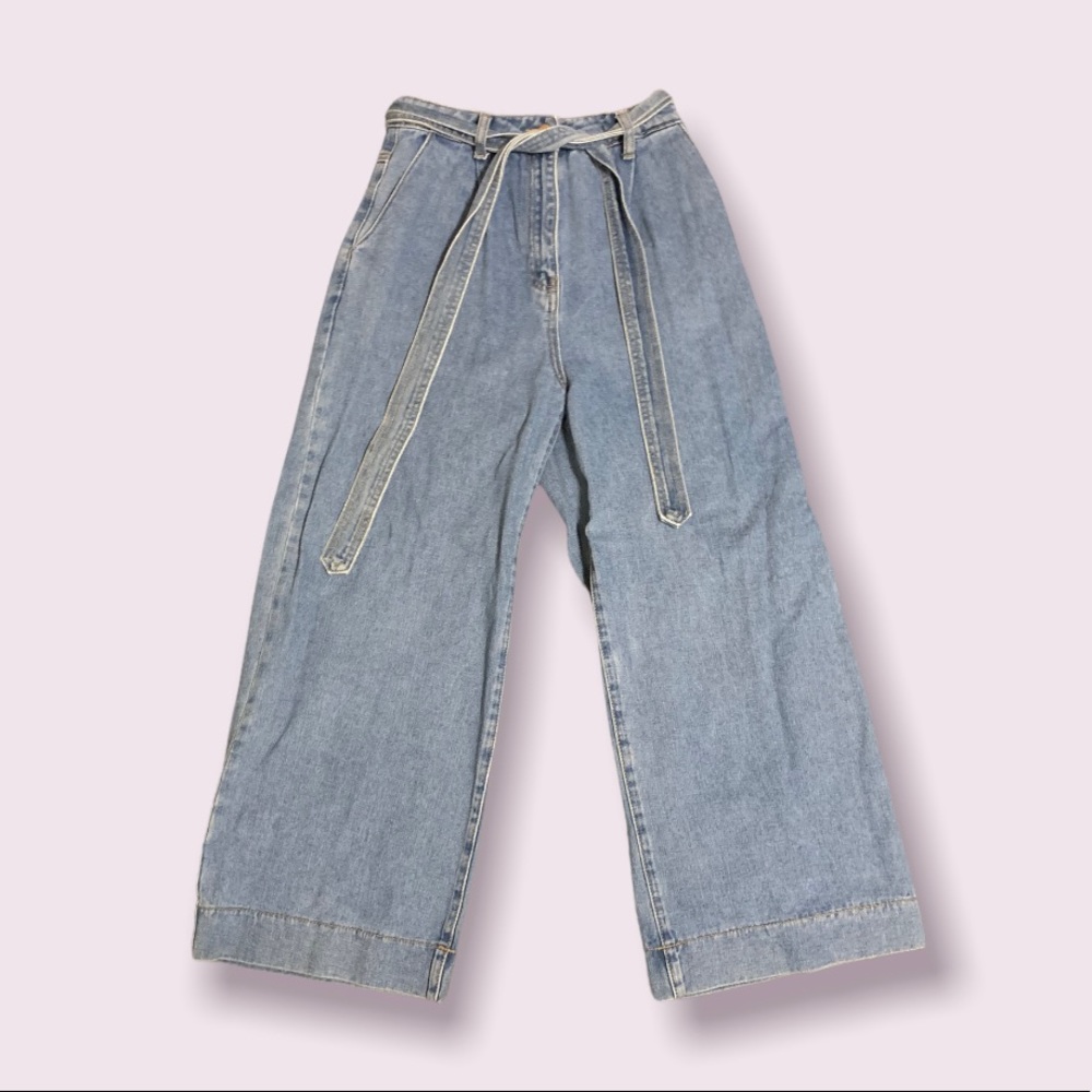 FOREVER 21 CONTEMPORARY Wide-Leg Jeans